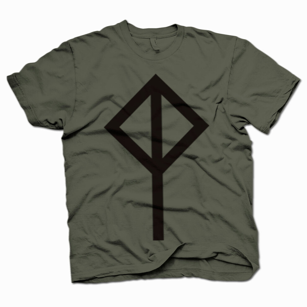 (S) Cat Power Logo Khaki T-Shirt S