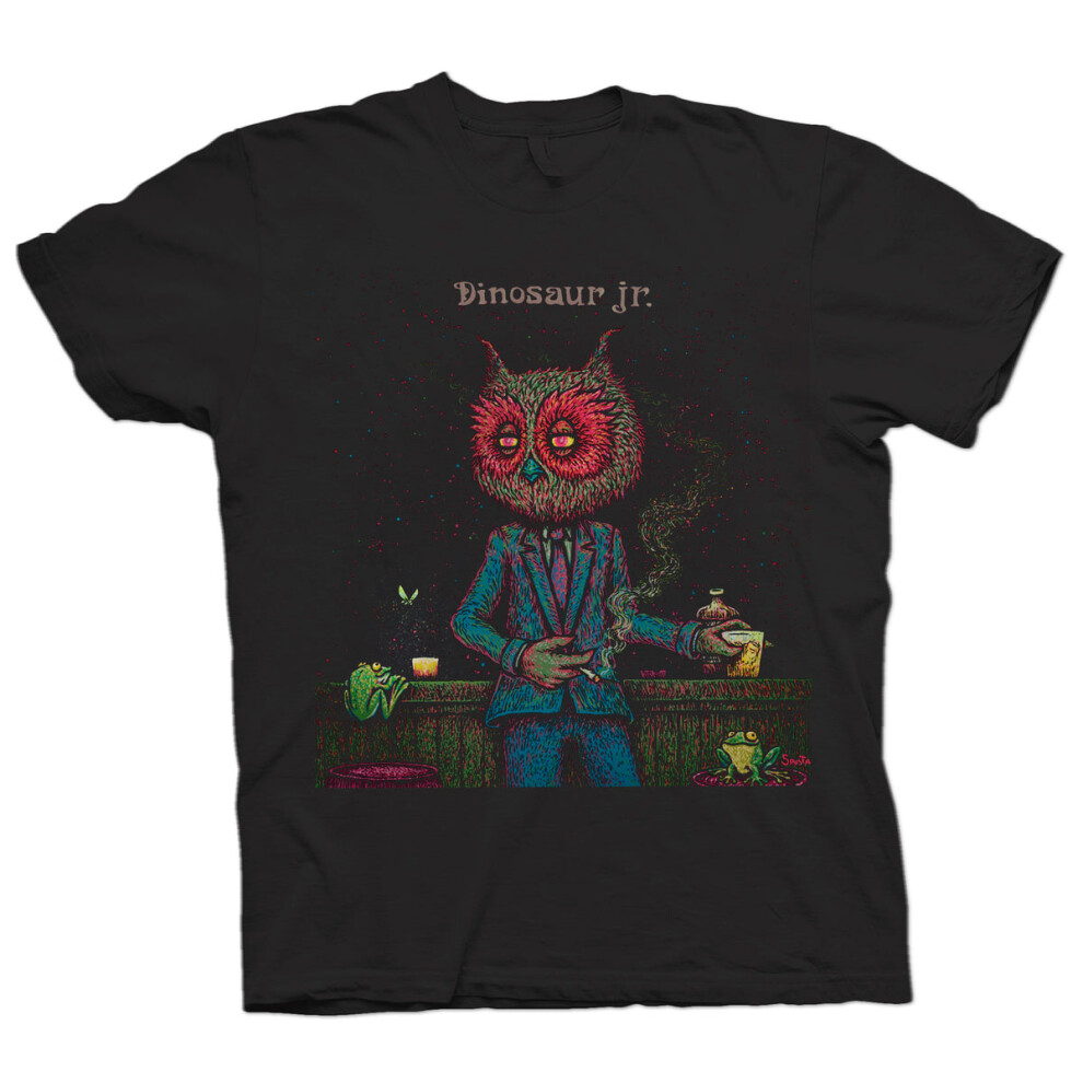 (XXL) Dinosaur Jr. Night Owl T-Shirt S