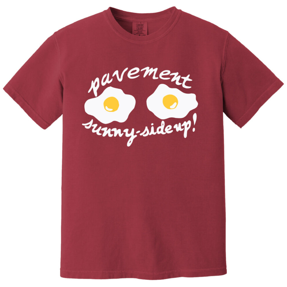 (M) Pavement Sunny Eggs Red T-Shirt S