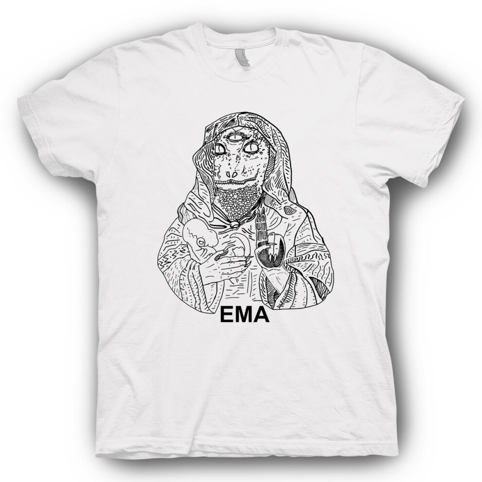 (XXXL) EMA Lizard White T-Shirt S