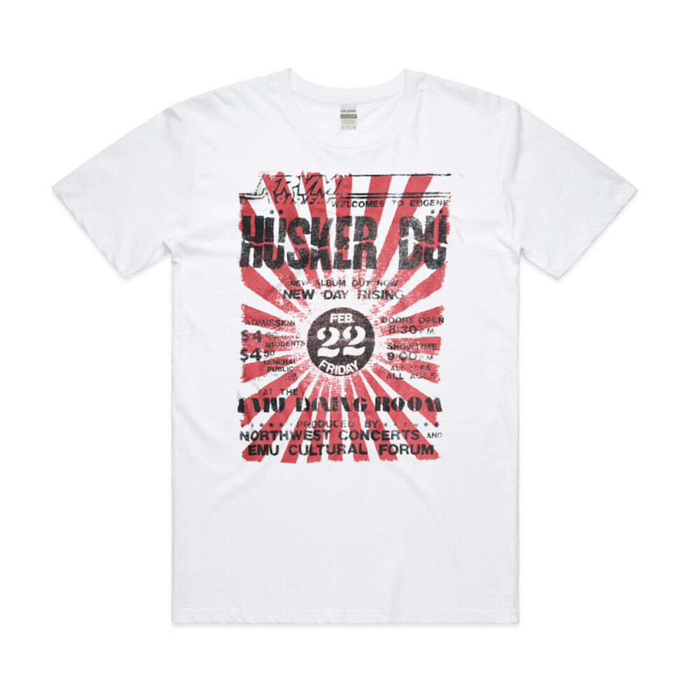 (XXXL) Husker Du Eugene Flyer T-Shirt S