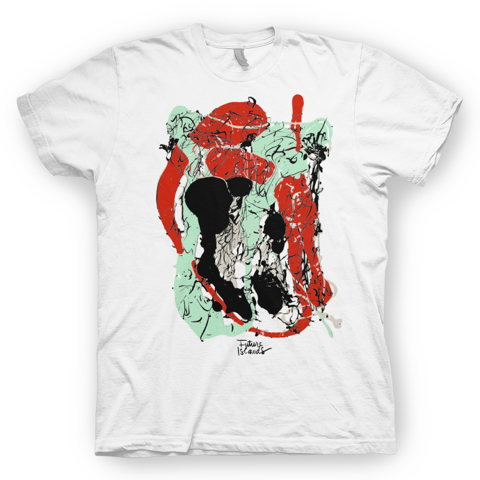 (M) Future Islands Abstract Painting T-Shirt S