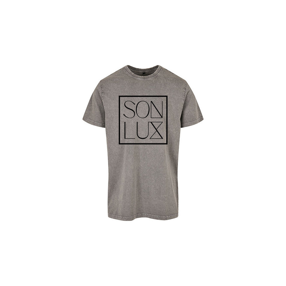 (M) Son Lux Son Lux Box Logo Acid Wash T-Shirt S