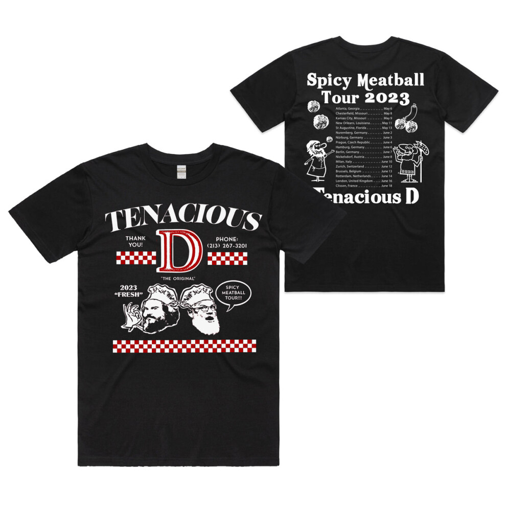 (S) Tenacious D Spicy Meatball Tour T-Shirt S