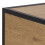 Seaford Bedside Table with 1 Drawer in Black & Oak 7