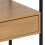 Randolf Square Bedside Table with 1 Drawer in Black and Oak 6