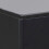 Mitra 1 Drawer Bedside Table in Black 7