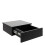 Avignon Square Bedside Table with 2 Drawers in Black 4