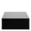 Avignon Square Bedside Table with 2 Drawers in Black 3