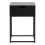 Mitra 1 Drawer Bedside Table in Black 2