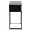 Mitra 1 Drawer Bedside Table in Black 3