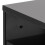 Ashlan Bedside Table with 1 Drawer in Black 7