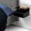 Ashlan Bedside Table with 1 Drawer in Black 5
