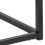 Mitra 1 Drawer Bedside Table in Black 9
