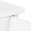 Avignon Bedside Table, Top and drawer, White 7