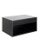 Cholet Square Bedside Table with 1 Drawer in Black 1