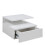 Ashlan Bedside Table with 1 Drawer in White 2