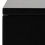 Avignon Square Bedside Table with 2 Drawers in Black 7