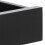 Cholet Square Bedside Table with 1 Drawer in Black 7