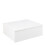 Avignon Bedside Table, Top and drawer, White 1