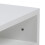 Ashlan Bedside Table with 1 Drawer in White 4