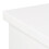 Avignon Bedside Table, Top and drawer, White 6