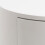Polo Round Bedside Table in White and Black 6