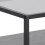 Randolf Bedside Table in Black with Smoked Glass 8