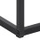 Randolf Bedside Table in Black with Smoked Glass 9