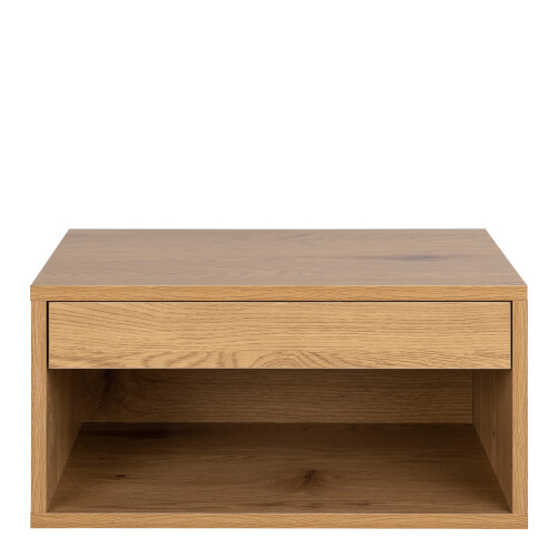 Cholet Square Bedside Table with 1 Drawer in Oak 1