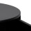 Polo Round Bedside Table in Black 6