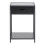 Seaford Bedside Table with 1 Drawer in Black 2