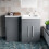 NES Home Nes Home 1100mm Right Hand Matte Grey Bathroom Basin Combination Vanity Unit 3