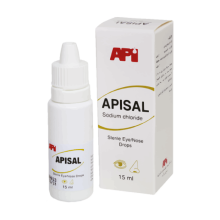 Apisal Sterile Eye/Nose Drops 15ml|Cleansing & Moisturizing|Smoother Breathing