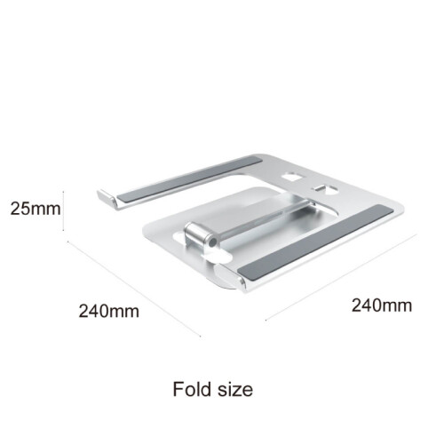Groov-e Adjustable Foldable Laptop/Tablet Stand for Desk - GVPC13SR 2