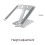 Groov-e Adjustable Foldable Laptop/Tablet Stand for Desk - GVPC13SR 4
