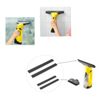 2Pcs Window Scraper Glass Lips Strip For Karcher WV1 250mm Window Cleaner Cleaning Pulling Scraper Wiper WV2 WV5 170/280mm