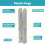 JVL Strong Hold Rust Resistant Plastic Pegs, Pack of 100 7