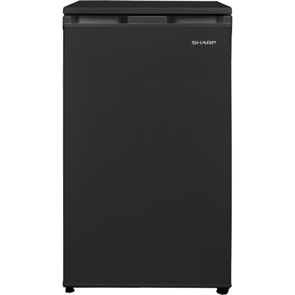 Sharp SJ-UE121M4B-EN Fridge with Ice Box - Black - E Rated