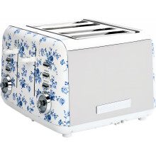Laura Ashley VQSBT583LACR 4 Slice Toaster - China Rose - Refurbished