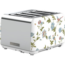 Laura Ashley VQSBT583WSUK 4 Slice Toaster - White / Silver - Refurbished