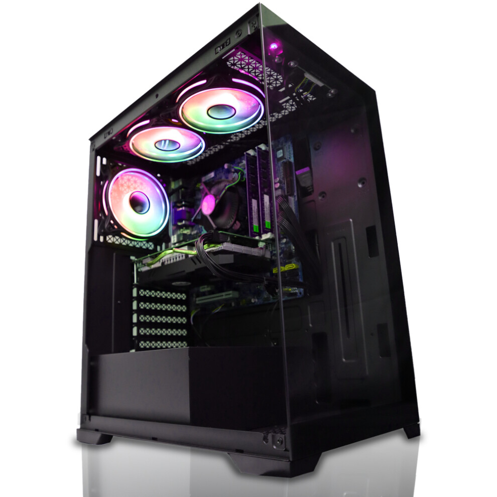 (2TB HDD + 240GB SSD, 6GB NVIDIA RTX 3050) Gaming PC i3 6th Gen 16GB DDR4 2TB RTX 3050 W10-image-OPC-PDY5WR7-REFURBISHED