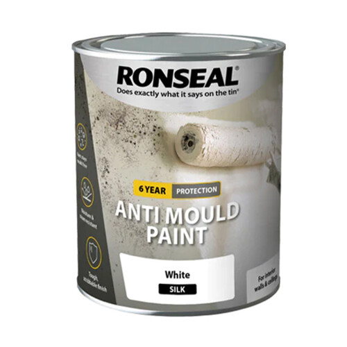 Ronseal Ronseal 6 Jaar Antischimmelverf White Silk 750ml