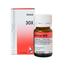 Dr. Reckeweg Arnica 30X 200 Tablets: Natural Homeopathic Relief for Pain, Bruising, and Inflammation