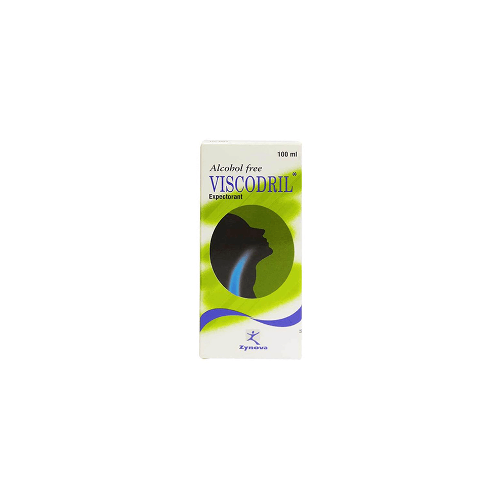 Viscodril Syrup 100Ml, Cough Suppressant, Expectorant, Cold Relief, Respiratory Health, Children's Cough Syrup