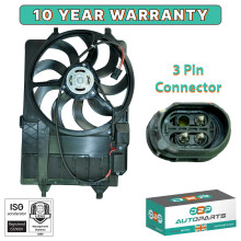 Radiator Cooling Fan for Mini Cooper One Works R50 R53 R52 1.6 17117541092