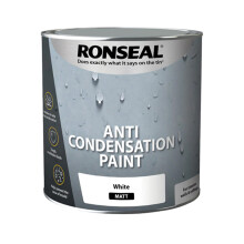 Ronseal ACPWM25L Anti Condensation Paint White Matt 2.5 Litre, 2.5L