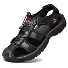 (Black, 7.5) Mens Athletic Sandals Casual Walking Hiking Summer Beach Mules Sports Shoes Size