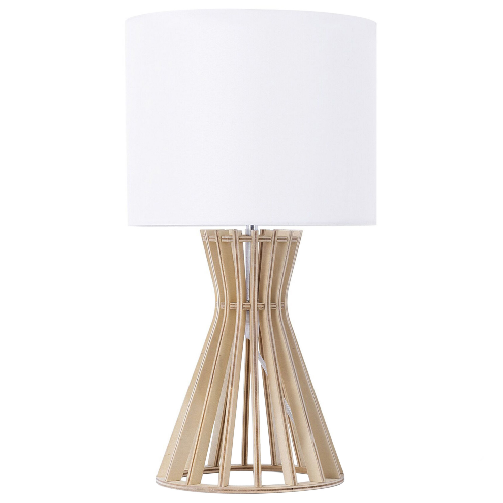 Table Lamp CARRION Brown/ White