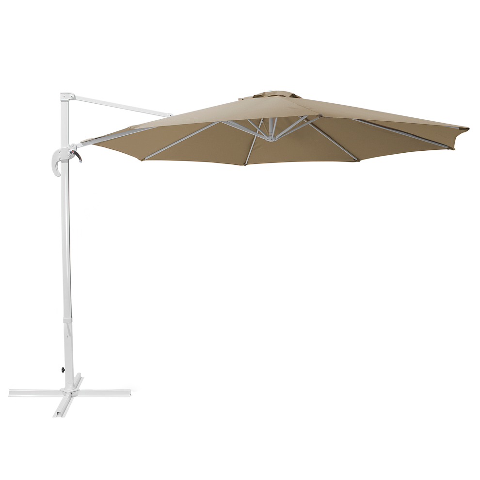 Cantilever Parasol 300 cm SAVONA Sand Beige Beige